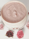 creamy rose scented sugar scrub