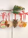 Fruity Pine & Wood Ornaments