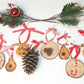Fruity Pine & Wood Ornaments