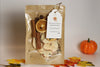 Homestead Orchard simmer potpourri package with dried fruits and spices, featuring a tag.